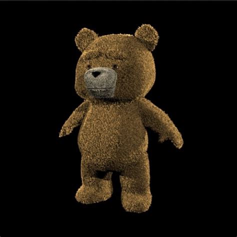 ted bear Бесплатная 3d Модель blend 3ds free3d