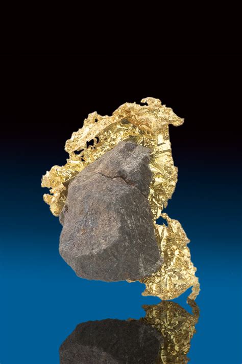 Brilliant Crystallized Gold Specimen With Arsenopyrite Ca 10000