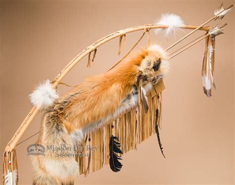 native american bow and red fox quiver 44 saddle ba44 mission del rey southwest