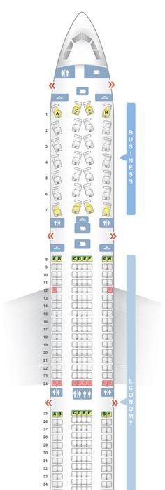 Seatguru Seat Map Iberia Airbus A330 300 333 Seatguru Aeroplanes