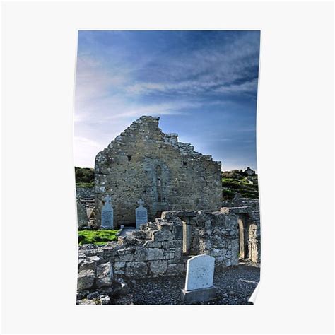 Seven Churches Inishmore Poster For Sale By Michellemc66 Redbubble