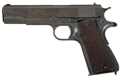 World War Ii Colt Model 1911a1 U S Army Semi Automatic Pistol Free