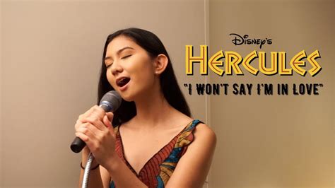 I Wont Say Im In Love From Disneys Hercules Cover Youtube
