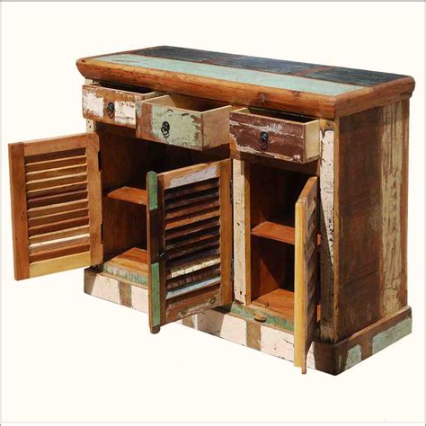 Rustic Storage Cabinet Home Furniture Design