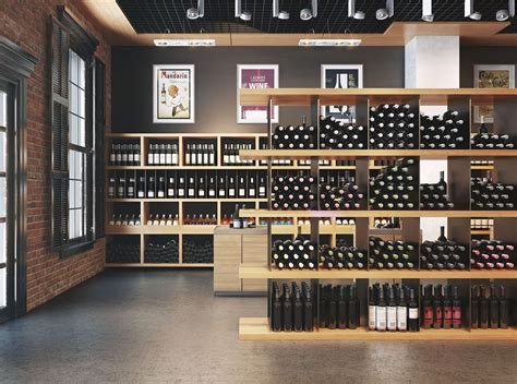 Nice Sleek Shelving Wine Store Design Wine Store Wine Shop Interior