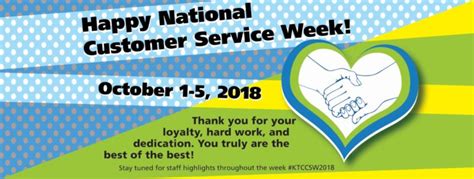 let s all celebrate national customer service week key training center