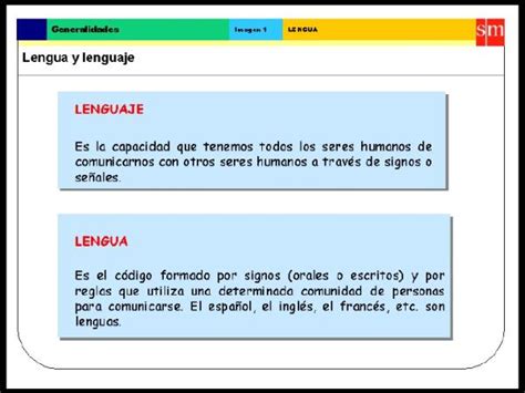 Lengua Y Lenguaje Semejanzas Y Diferencias ¡lista Completa