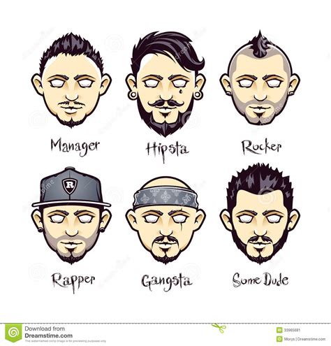 Find images in png and svg with transparent background. Modern Mens Hairstyles Stock Image - Image: 33965681