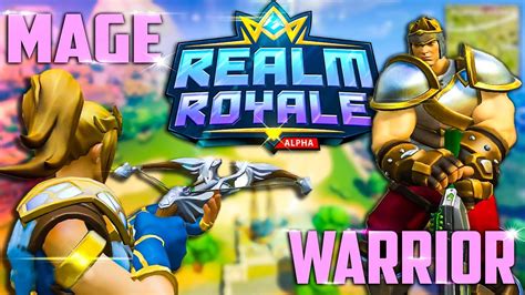 New Battle Royale Game Realm Royale Mage And Warrior Classes Youtube