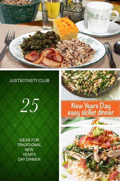 Recipes and advice for throwing a 2019 new year's party, including recipes for appetizers, roasts, and bubbly champagne cocktails. 25 Of the Best Ideas for Traditional New Year's Day Dinner ...