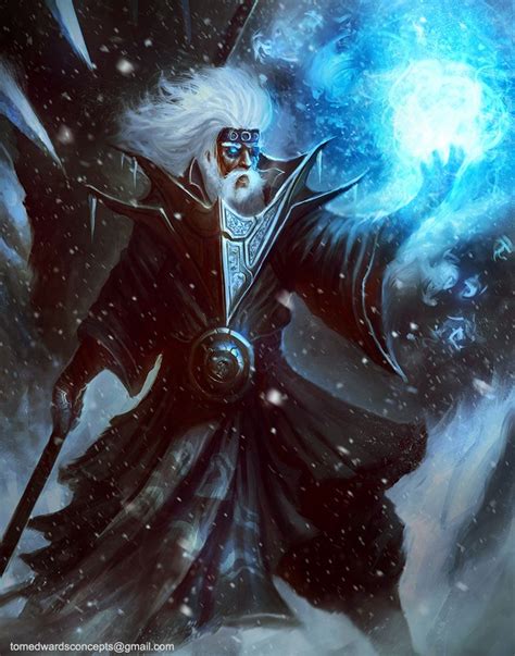 Ice Mage By Tomedwardsconcepts On Deviantart Ice Mage Fantasy