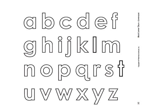 Anytime the kids get to play a game but are secretly learning is a win for. Block Letter Chart - Lower Case - Waterford UPSTART