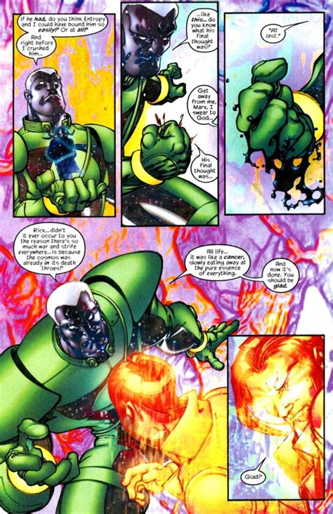 Thanos Vs Captain Marvel Genis Vell Battles Comic Vine