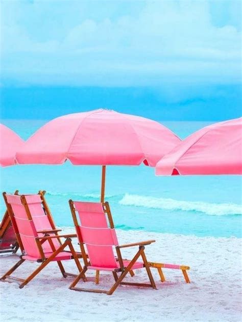 Pink Beach Chairs Photo On Sunsurfer