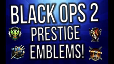 Call Of Duty Black Ops 2 Official Prestige Emblems Master Prestige