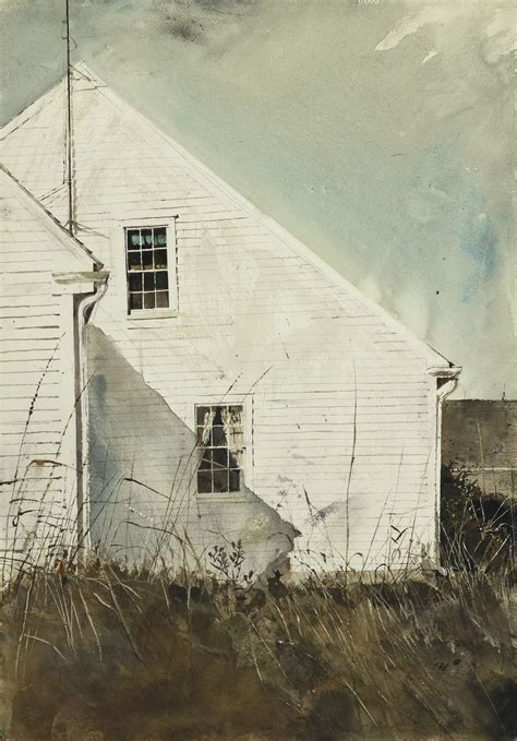 Andrew Wyeth 1917 2009 The James Placewatercolour And Pencil On