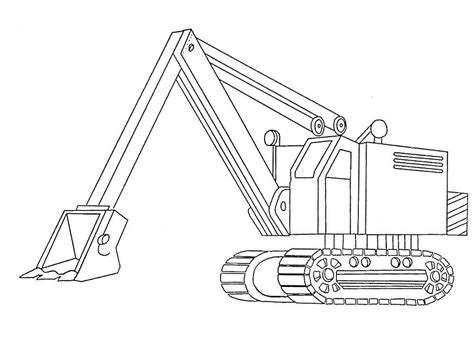 Construction vehicles coloring pages