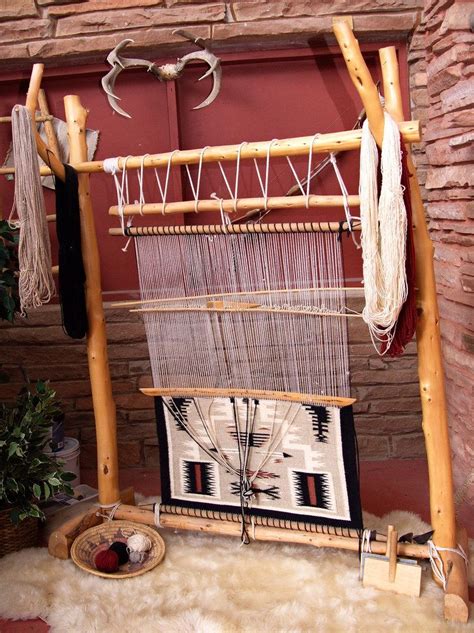 Navajo Weaving Loom Loom Weaving Navajo Weaving Weaving
