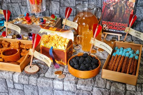 Dungeons Dragons Honor Among Thieves In Home Watch Party Fab Everyday Recipe Dragon