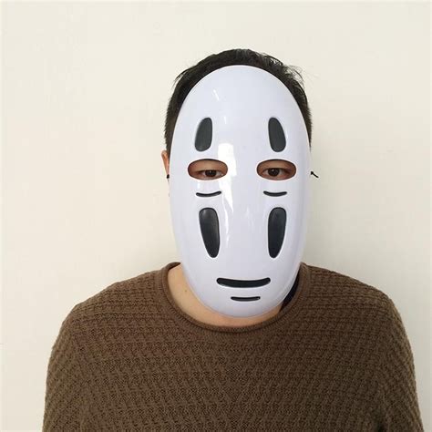 Spirited Away Faceless Men Cosplay Scary Mask Slipknot Fancy Costume Party Masquerade Halloween