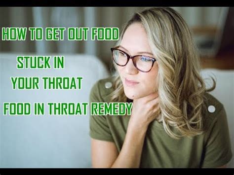 Symptoms of heartburn and gerd are a burning feeling in the chest, throat, or mouth, nausea, and more. How To Get Out Something Stuck In Your Throat: Food Stuck ...