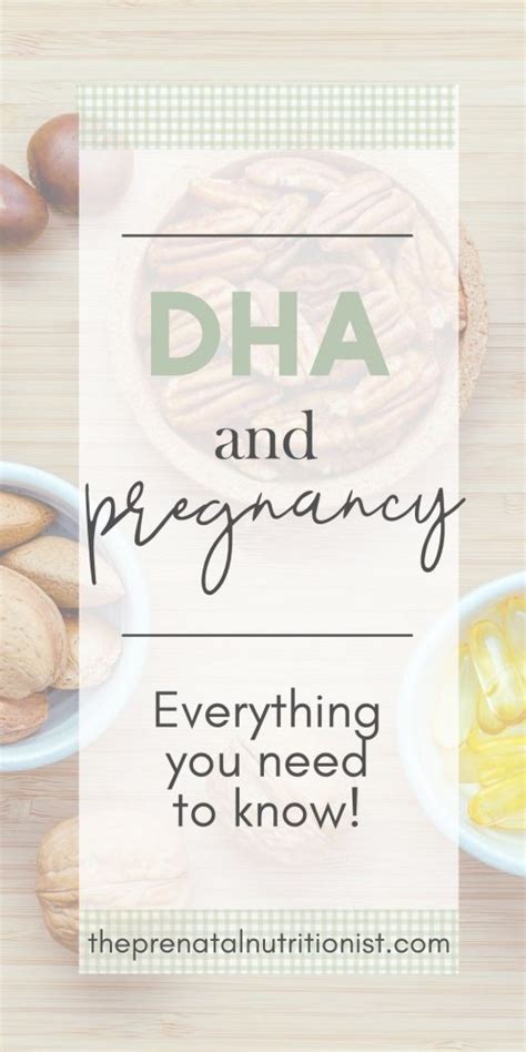 DHA And Pregnancy The Prenatal Nutritionist Blog