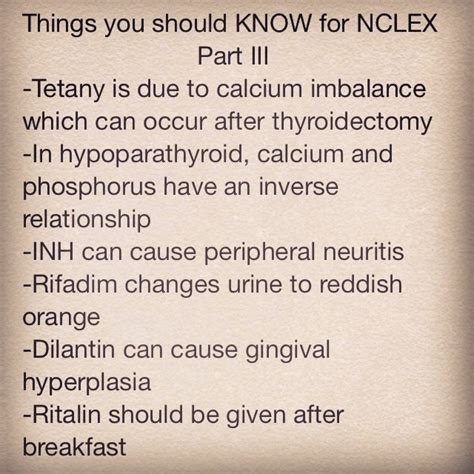 Nclex Things To Know Nclex Help