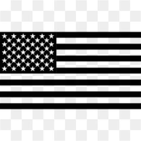 Usa Flag Black Transparent Svg  File Etsy