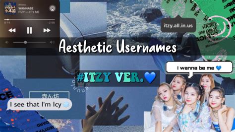 Aesthetic Usernames Itzy Ver 🍑 Adisya Joe Youtube