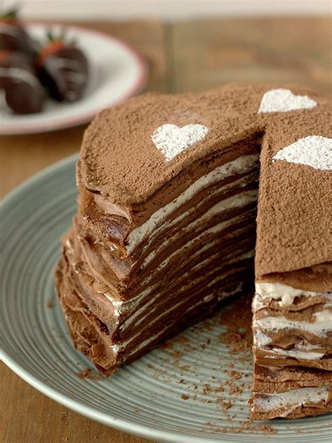 Chocolate Crepe Cake Recipes NoshOn It Recipe Crepe Cake