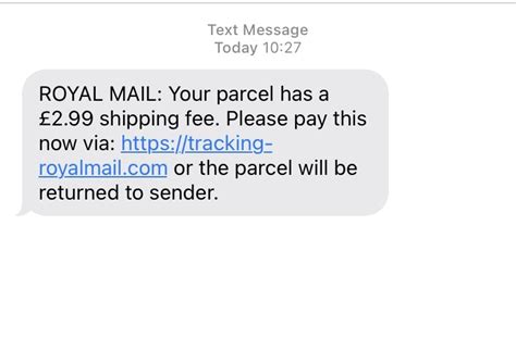 Royal Mail Scam Text Warning Over Parcel Delivery Fee Message How To Avoid Being Caught Out