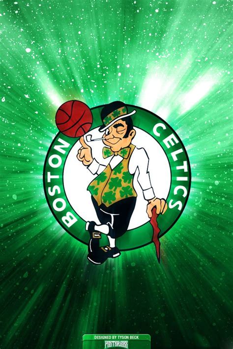 White background with logo image. Boston Celtics Logo NBA Team Green Wallpapers HD for iPhone 4 and 4s | Boston celtics logo ...