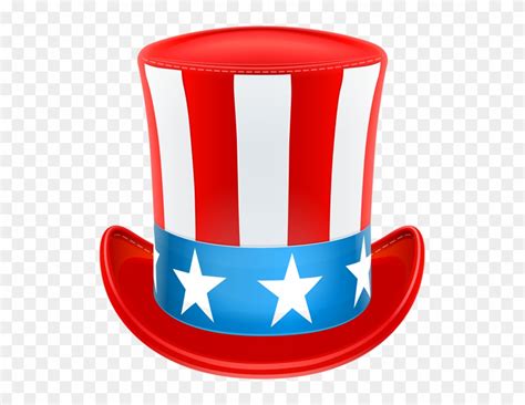 Clipart Hat 4th July - Uncle Sam Hat Clipart - Png Download (#35180