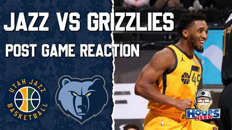 Grizzlies vs jazz game info • location : Utah Jazz vs Memphis Grizzlies: Post Game Reaction ...