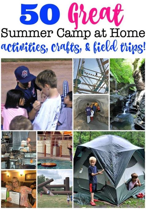 50 Fun Summer Camp At Home Activities Crafts And Field Trips From Pre K