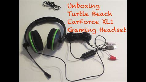 TURTLE BEACH XL1 Gaming Headset UNBOXING Xbox 360 YouTube
