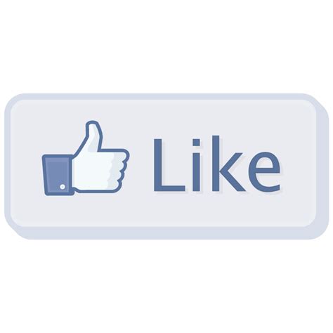 Facebook Like Button Vector At Collection Of Facebook