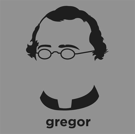 Gregor Mendel Cartoon