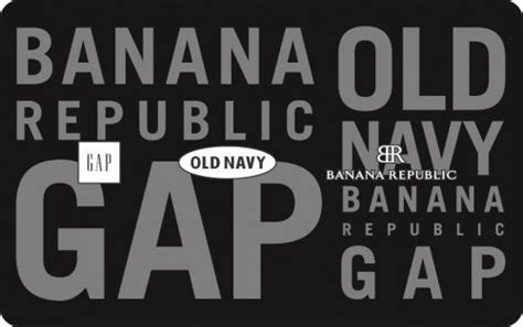 25 Old Navygapbanana Republic T Card