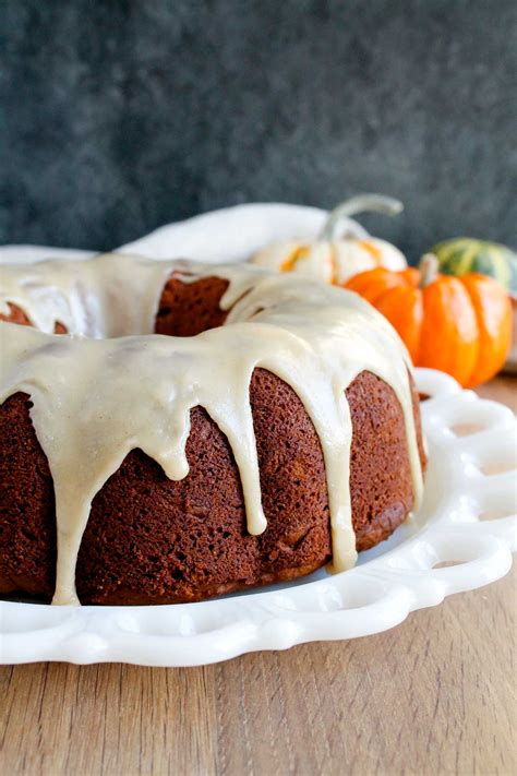 Pumpkin Spice Bundt Cake With Two Glaze Options Katiebird Bakes