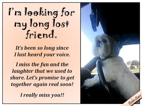 Long Lost Friend Free Miss You Ecards Greeting Cards 123 Greetings