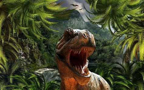 Jurassic Park Jurassic Forest Park Dinosaur Hd Wallpaper Peakpx