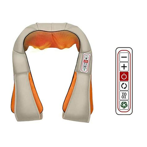 U Shape Electrical Shiatsu Back Neck Shoulder Body Massager Infrared Heated 4d Kneading Carhome