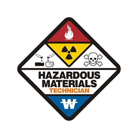 Hazmat Hazardous Materials Technician Firefighter Sticker Decal