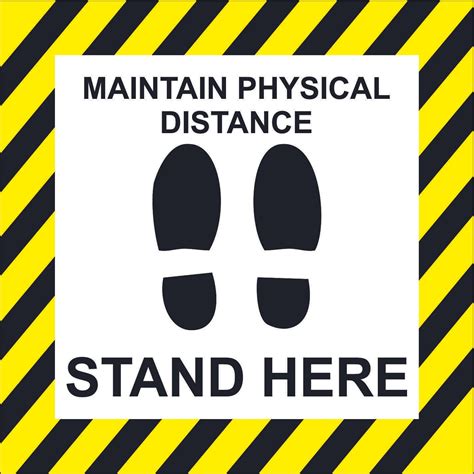 Covid-19 Maintain Physical Distance Poster, For Safety Signage, Rs 90 ...