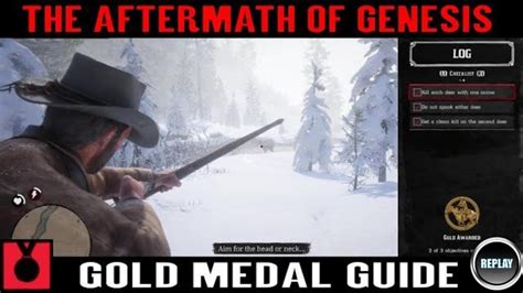 Red Dead Redemption 2 The Aftermath Of Genesis Gold Medal