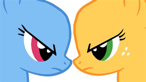 Mlp Couple Base Angry By Poodlette On Deviantart