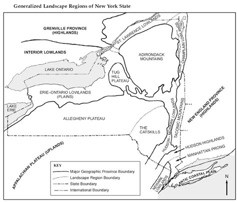 Generalized Landscape Regions Of New York State