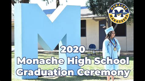 2020 Monache High School Virtual Graduation Ceremony Youtube