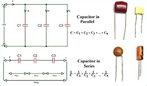 Calculate Potential Difference Across Capacitors In Series